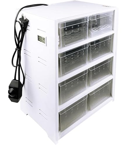 Amazon | 爬虫類インキュベーター ポータブル AC110V/DC12V トレ 5～60